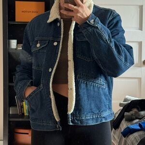 GAP DENIM WOOL SHAKET JACKET